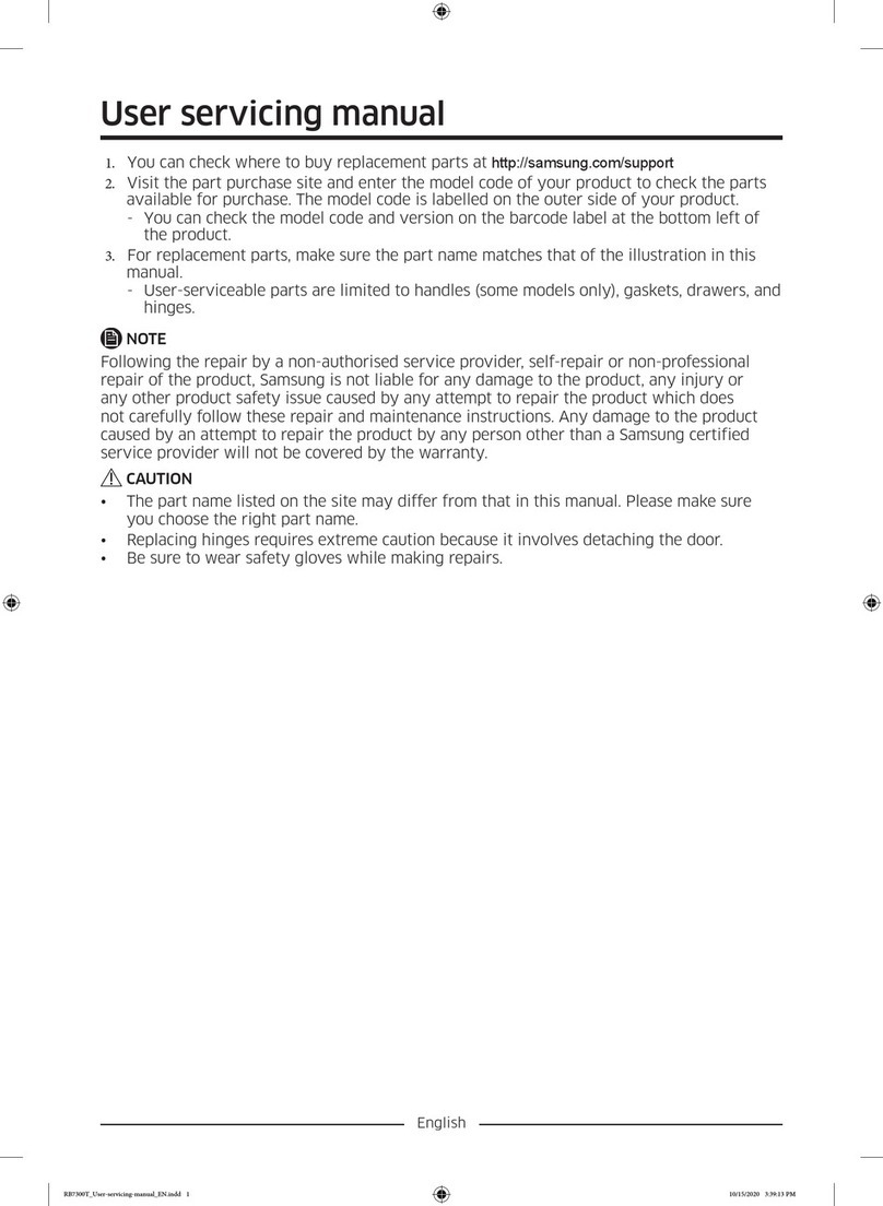 Samsung RS50N3513SA User manual