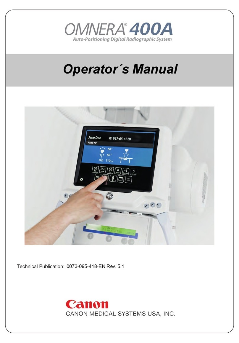 Canon OMNERA 400A Operator's manual