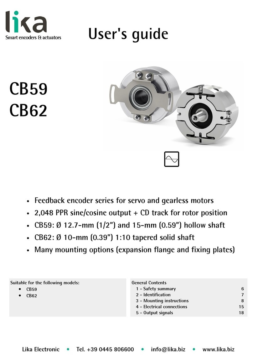Lika CB59 User manual