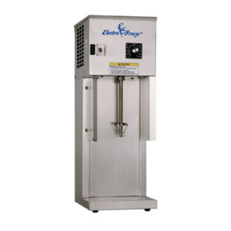 ELECTRO FREEZE Arctic Swirl HDM75A-1 Operator's manual