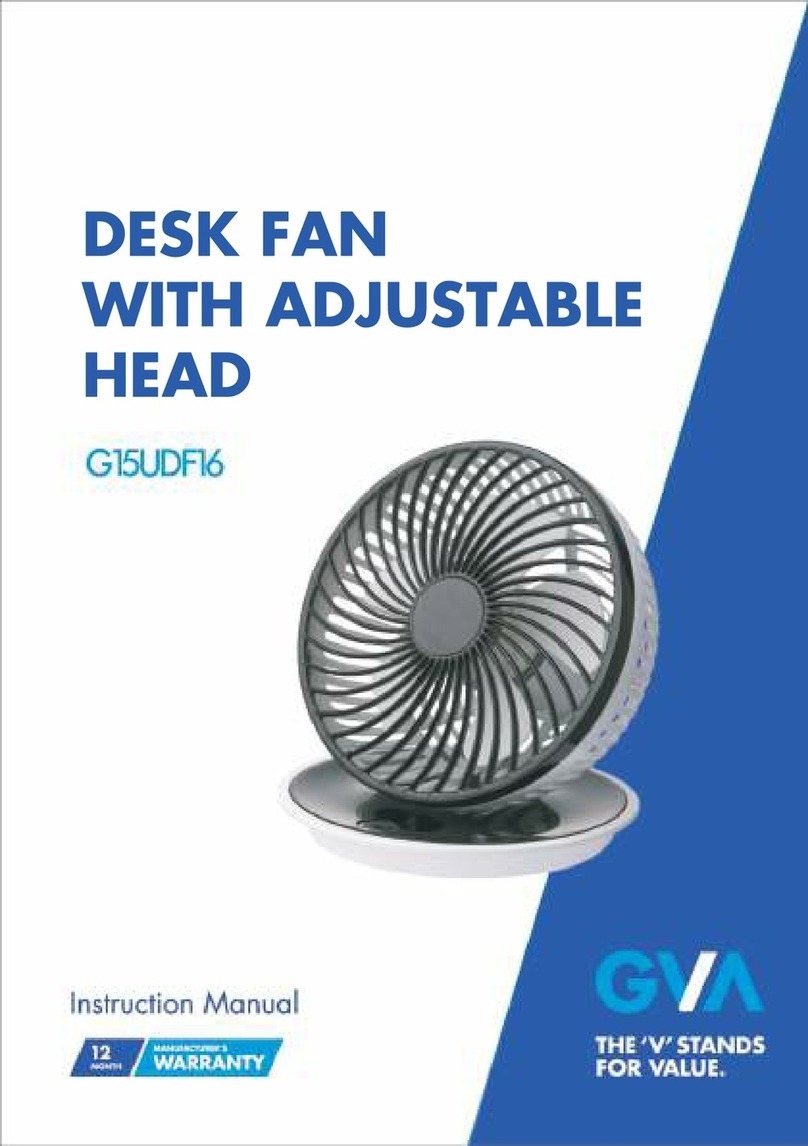 GVA G15UDF16 instruction manual