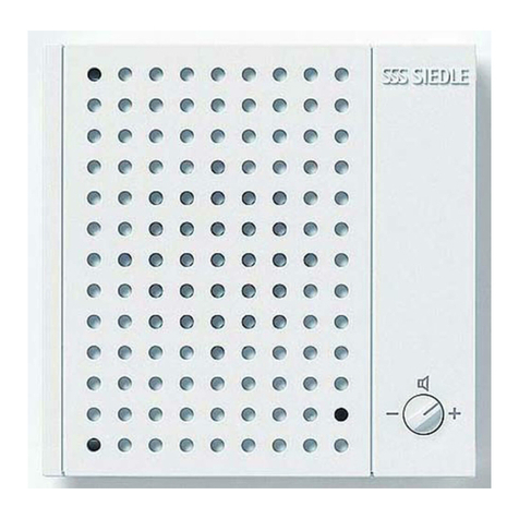 SSS Siedle BNS 750-02 User manual