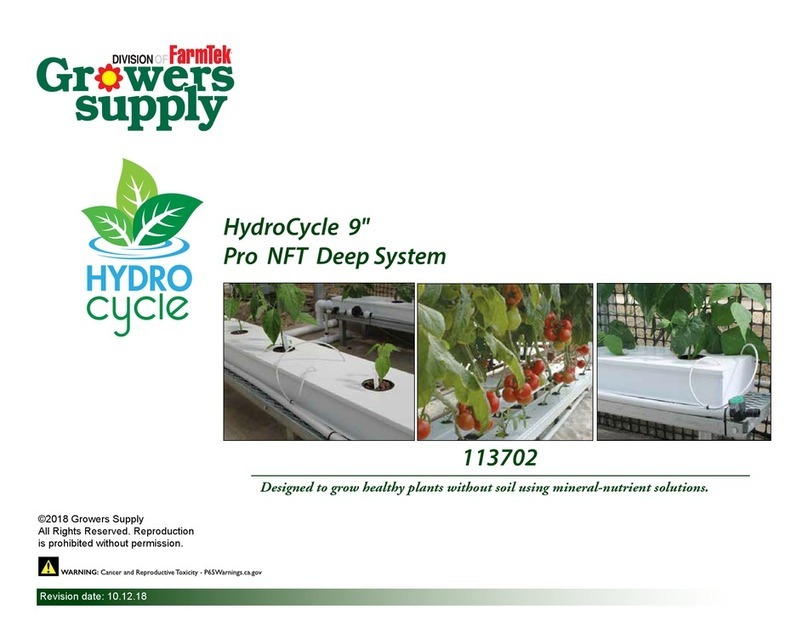 FarmTek Growers Supply HydroCycle manual