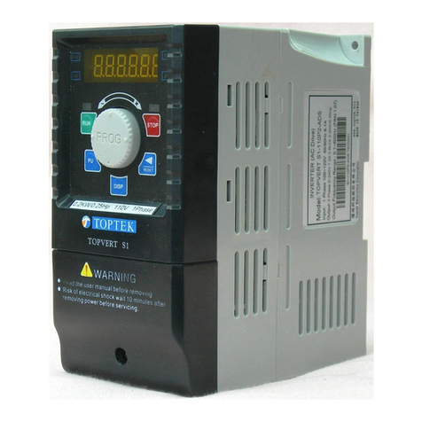 TOPTEK TOPVERT S1 Series quick start TOPTEK TOPVERT S1 Series quick start