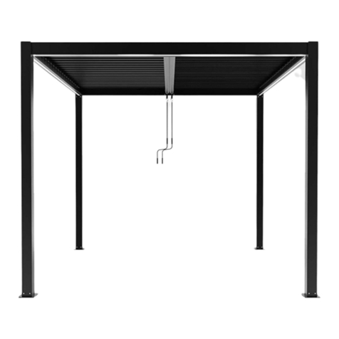 Dancover Gazebo San Pablo 3x3m manual