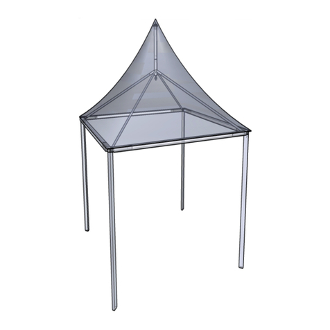 Dancover Pagoda Marquee UNICO 6x6m manual