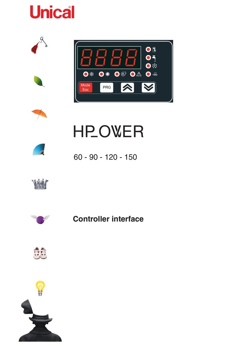 Unical CONTROLLER INTERFACE manual