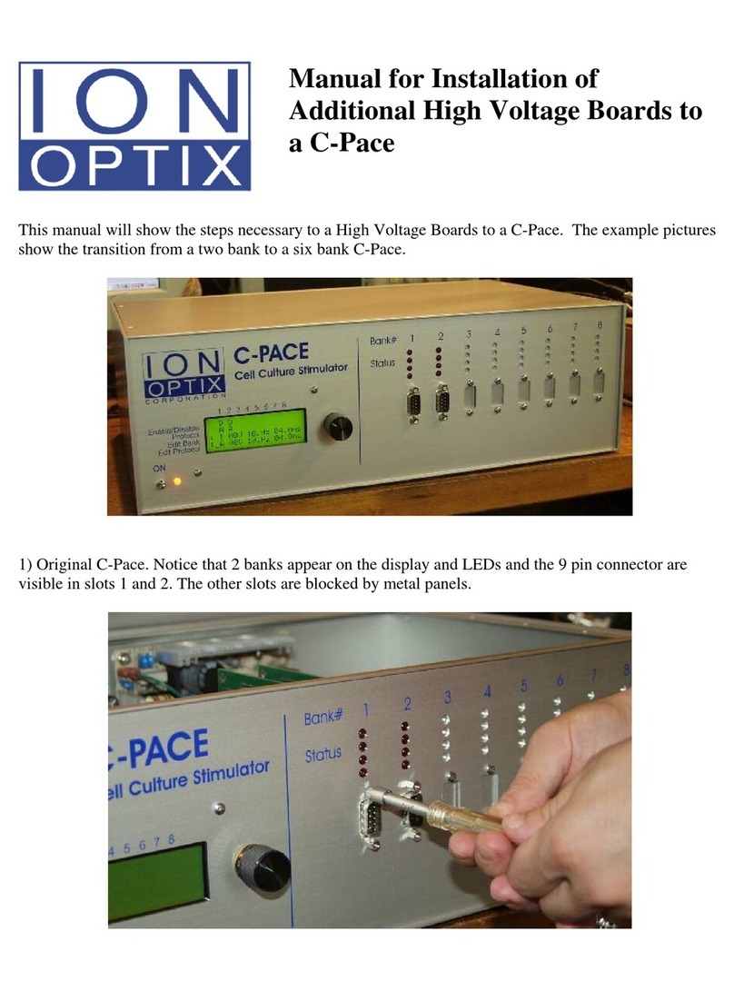 ION Optix C-Pace Manual for installation