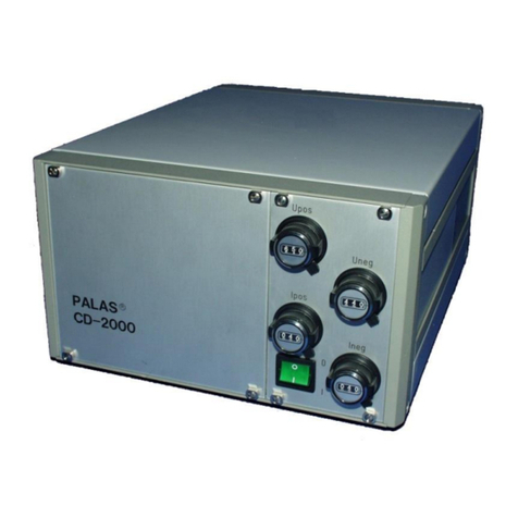 Palas CD 2000 Type A operating manual