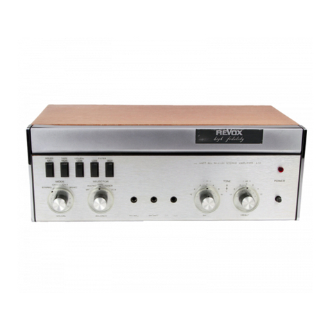 Revox A50 User manual