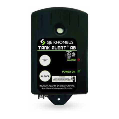 SJE Rhombus Tank Alert installation instructions