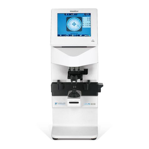 Essilor Instruments ALM 800 User manual