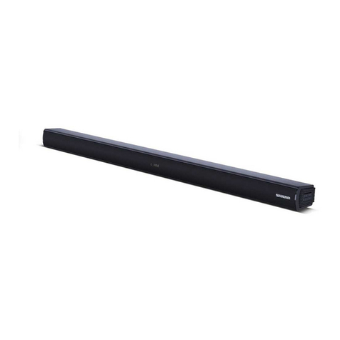 Sharp HT-SB150 User manual Sharp HT-SB150 User manual