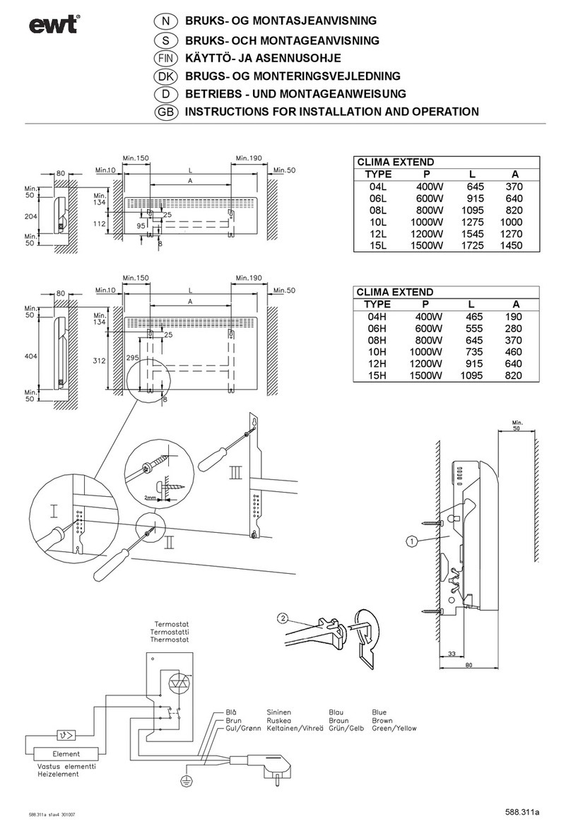 EWT Clima Extend 04L Instructions for installation and operation