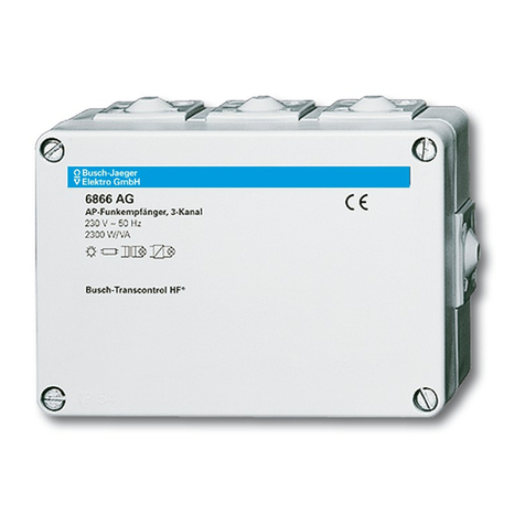 Busch-Jaeger Transcontrol HF 6860 manual