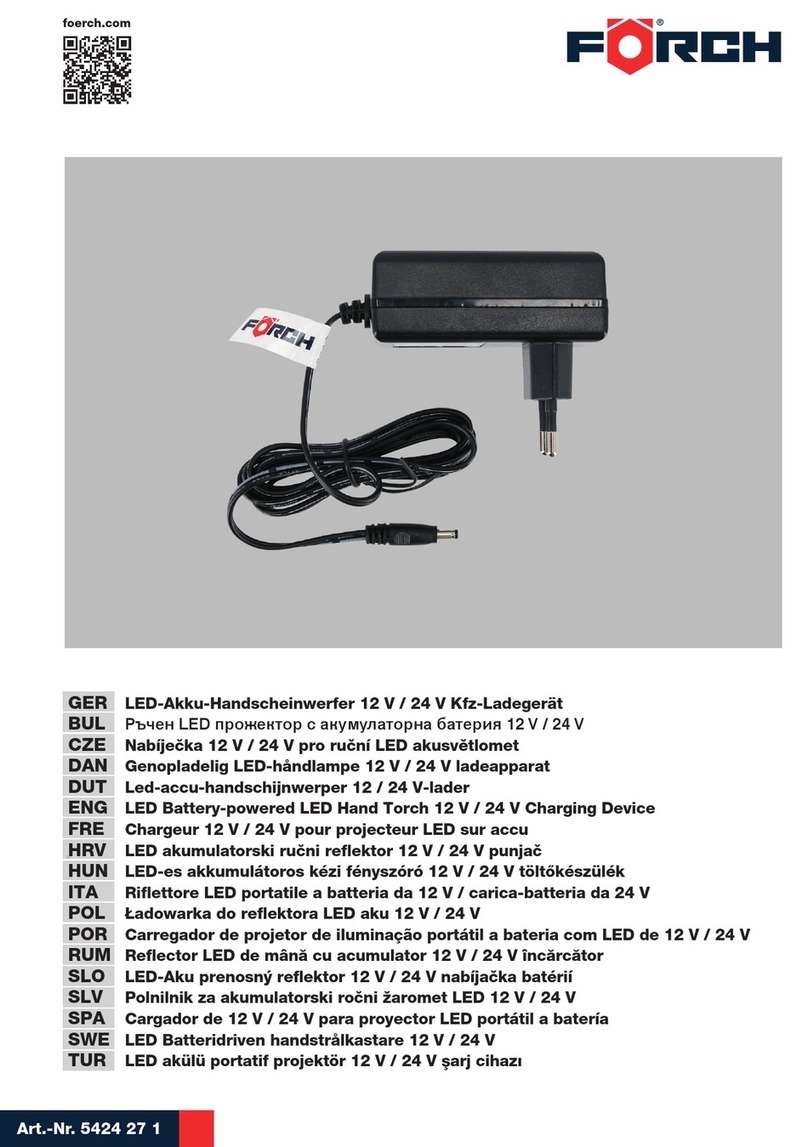 Forch 5424 27 1 operating instructions