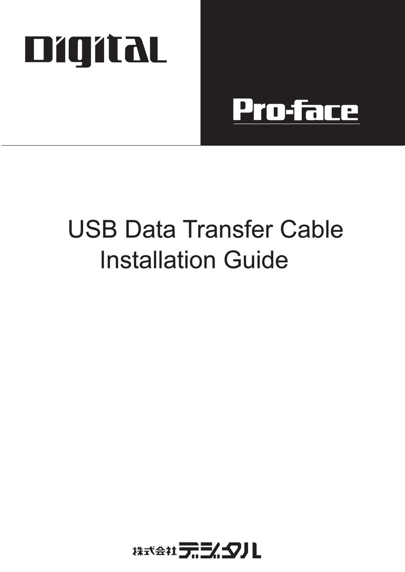 Digital Equipment Pro-Face GPW-CB03 installation guide