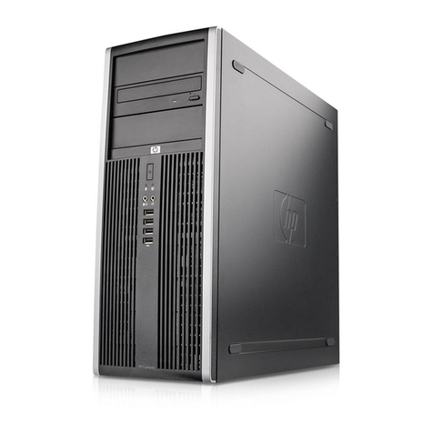 HP Compaq 8280 Elite CMT Business PC Assembly instructions