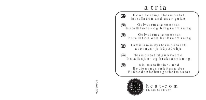 Heatcom atria User manual