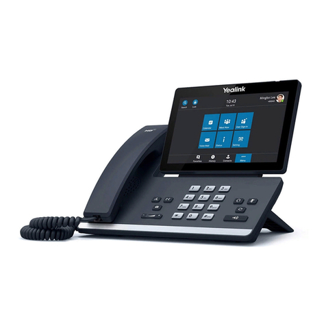 Yealink T58A-Skype for Business User manual