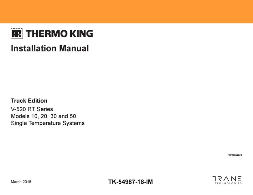Trane Technologies THERMO KING V-520 RT Series User manual