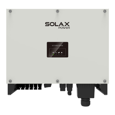 SolaX Power X3 Hybrid Series User manual