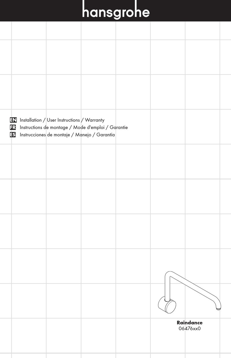 Hans Grohe Raindance 06476 0 Series Instruction Manual