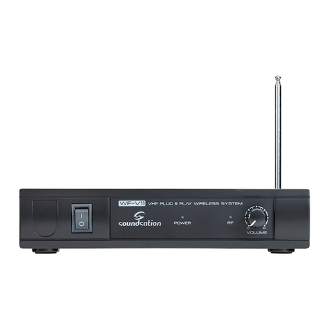 Sound Sation WF-V11 User manual Sound Sation WF-V11 User manual