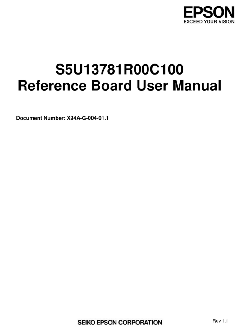 Seiko Epson S5U13781R00C100 user manual