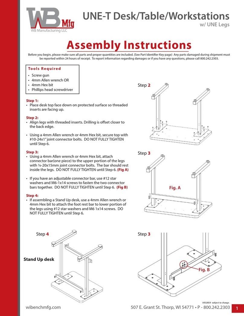 WB Mfg UNE-T User manual WB Mfg UNE-T User manual