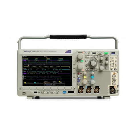 Tektronix MDO3000 Series User manual Tektronix MDO3000 Series User manual