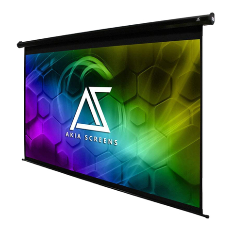 Akia Screens Motorized Series User manual