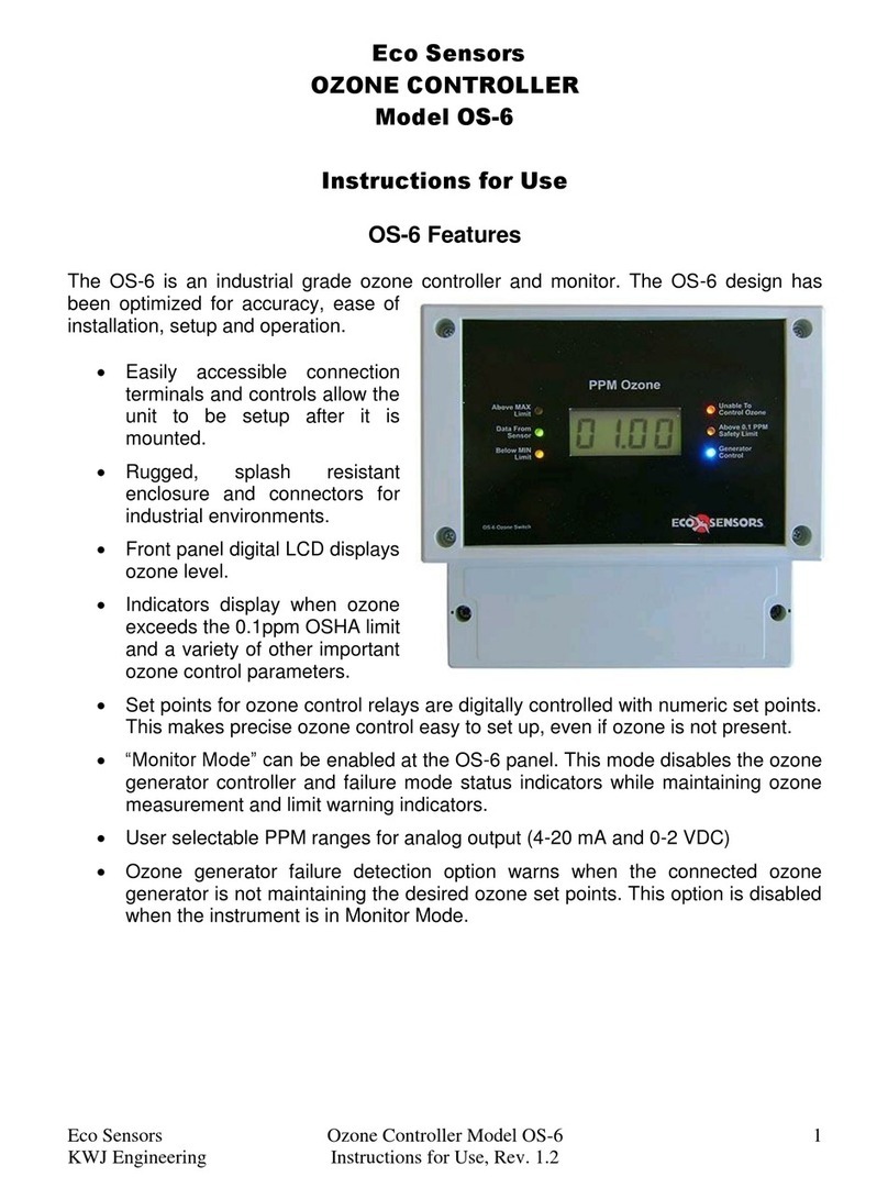 ECO Sensors OS-6 Instructions for use ECO Sensors OS-6 Instructions for use