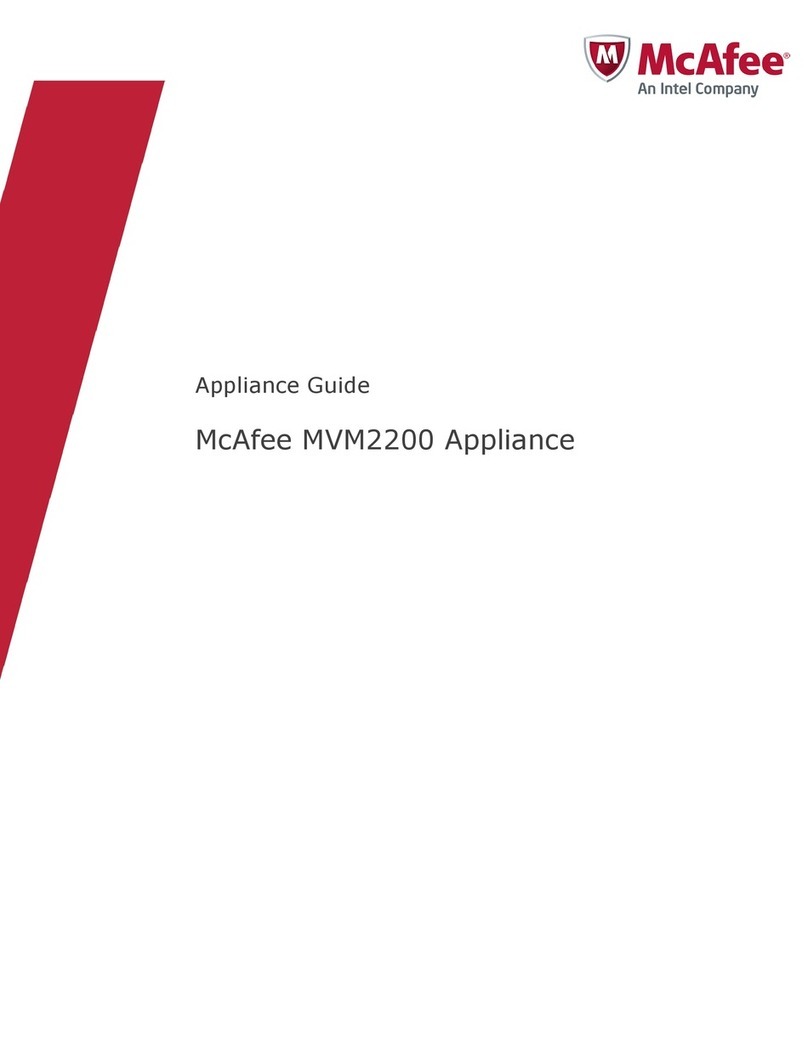 McAfee MVM2200 User manual