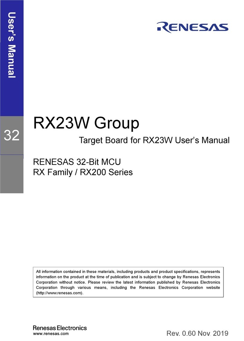 Renesas RX Series User manual
