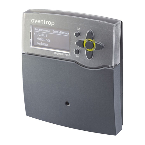 oventrop Regtronic RH HT Installation and operating instructions for the specialised installer