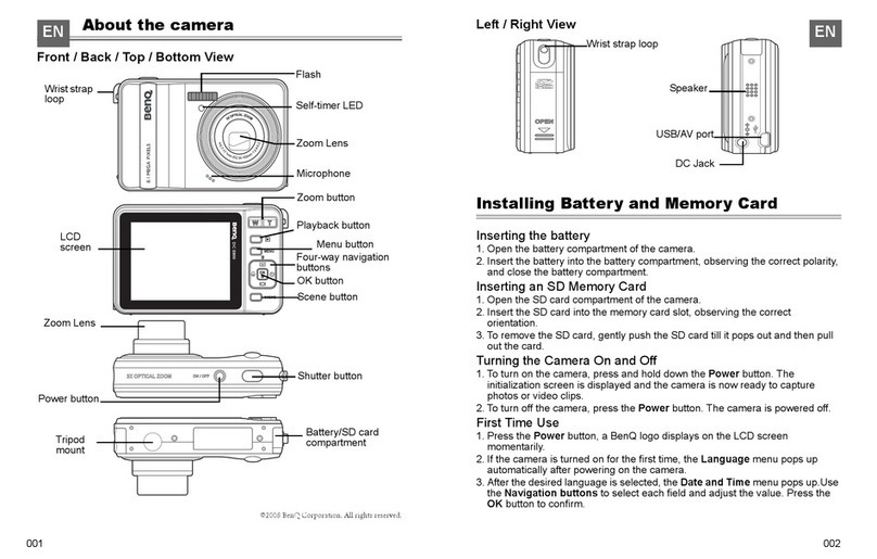 BenQ E800 User manual
