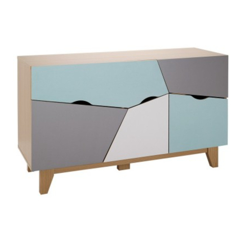 Argos Home Multicoloured Sideboard 453/4785 Assembly instructions
