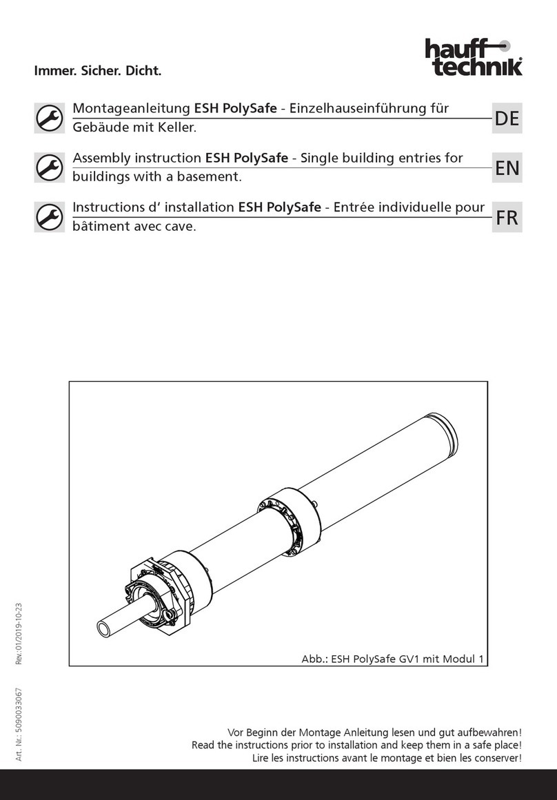 Haufftechnik ESH PolySafe Assembly instructions