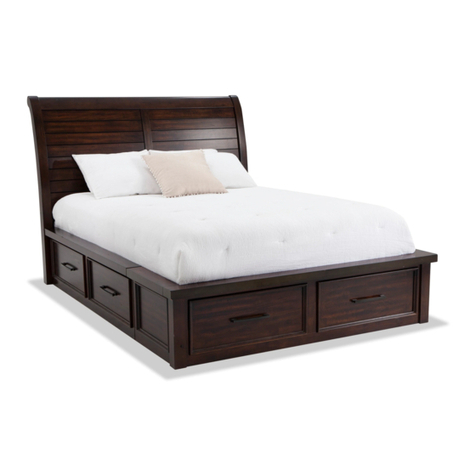 Bob's Discount Furniture HUDSON QUEEN STRG BED 20021462 Assembly instructions Bob's Discount Furniture HUDSON QUEEN STRG BED 20021462 Assembly instructions