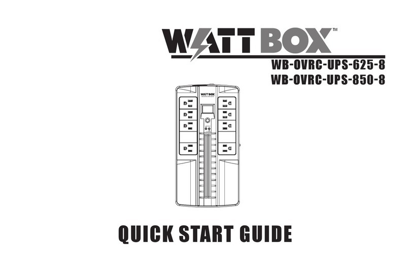 watt box WB-OVRC-UPS-625-8 quick start guide