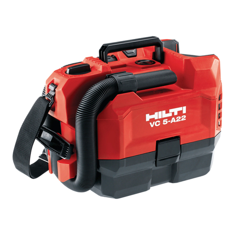 Hilti VC 5-A22-L User manual Hilti VC 5-A22-L User manual