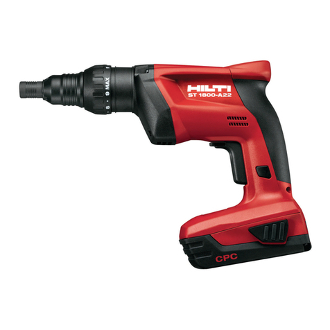 Hilti ST 1800-A22 User manual