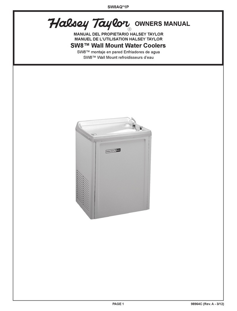 Halsey Taylor SW8 User manual