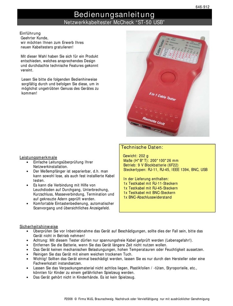 WJG ST-50 USB Reference manual