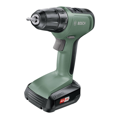 Bosch UniversalDrill 18 User manual
