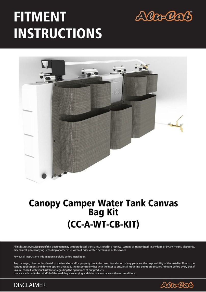 Alu-Cab CC-A-WT-CB-KIT Fitment Instructions
