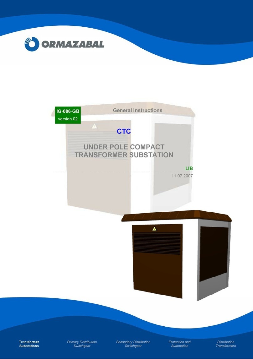 Ormazabal CTC General instructions