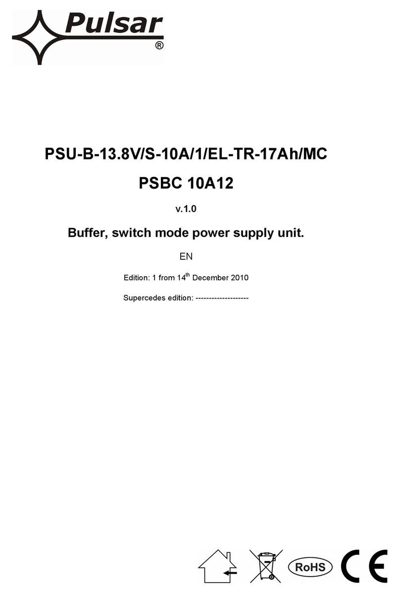 Pulsar PSU-B-13.8V/S-10A/1/EL-TR-17Ah/MC manual