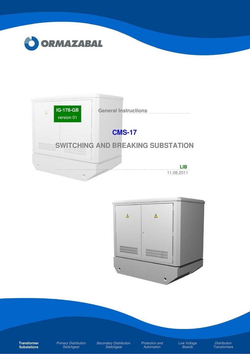 Ormazabal CMS-17 Instruction manual
